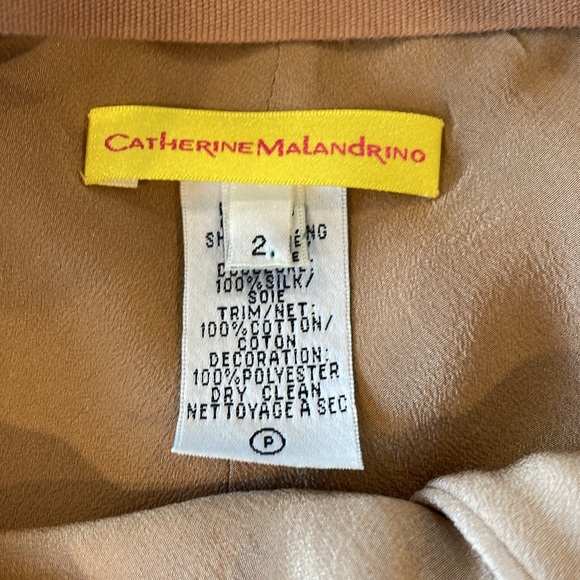 Tan and black embroidered camisole size 2 - Picture 4 of 4